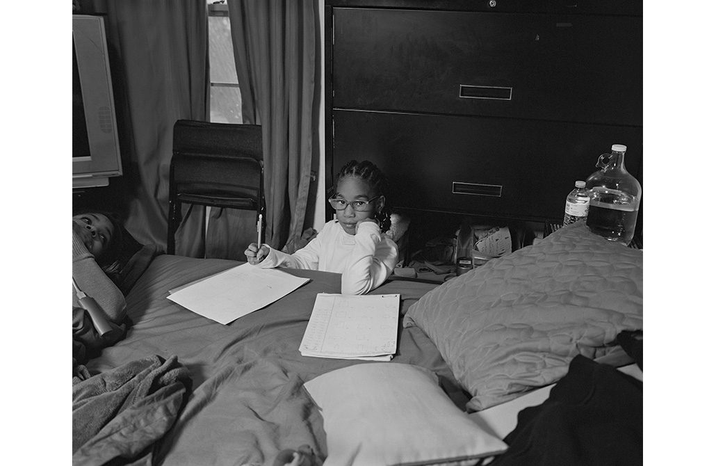 LaToya Ruby Frazier, “Zion Doing Her Math Homework"